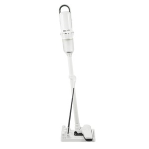 Cordless Handheld Vacuum Cleaner White <b>Battery</b> Powered Portable Lightweight <b>Flat</b> Nozzle For Home And Car Use - Product Image 3