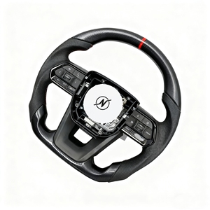 Volant en cuir de style sport personnalisé pour Toyota Hilux LC 70 79 Land Cruiser Pick-Up Fortuner 2017-2022 - Product Image 3
