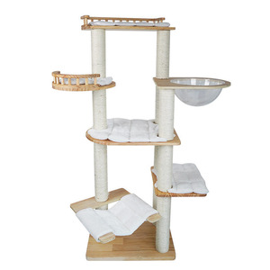 Arbre à chat multi-niveaux Skyland and Garden avec design Skyland and Garden pour chats d'intérieur - Product Image 3