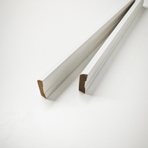 Hiện đại cổ điển thợ thủ công nội thất albizia falcataria cửa sổ cửa vỏ trắng sơn lót Cửa sổ phẳng cửa <span class=keywords><strong>TRIM</strong></span> - Product Image 3