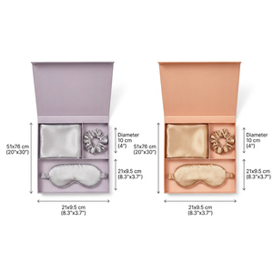 Coffret Cadeau : Masque de <span class=keywords><strong>Sommeil</strong></span> en Soie et Taie d'Oreiller – Idéal pour Cadeaux de Demoiselles d'Honneur et Accessoires de <span class=keywords><strong>Sommeil</strong></span> - Product Image 2