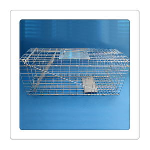 Jaula de trampa de animales de puerta grande para atrapar mapamundi, gatos callejeros, groundhogs, <span class=keywords><strong>opossums</strong></span>, armadillos - Product Image 1
