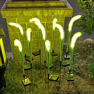 Venta al por mayor IP65 Clasificación <span class=keywords><strong>Solar</strong></span> Jardín Lámpara PVC <span class=keywords><strong>Exterior</strong></span> Reed Light con <span class=keywords><strong>LED</strong></span> Perro Cola Hierba Diseño - Product Image 4