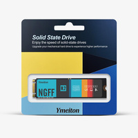 SSD NGFF Campuran Kecepatan Rendah Bekas Ymeiton 2280 OEM 128G 256G 512G 1TB untuk Desktop Laptop Internal Solid State Disk NGFF