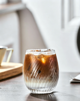 Verre à jus minimaliste sans pied ni couvercle, tasse à café glacé pour infusion à froid, tasse à eau domestique, LOGO personnalisé