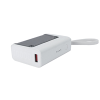 Batterie externe 10000 mAh PD 20W à charge rapide avec câble USB-C intégré, chargeur portable de voyage sécurisé pour iPhone 17