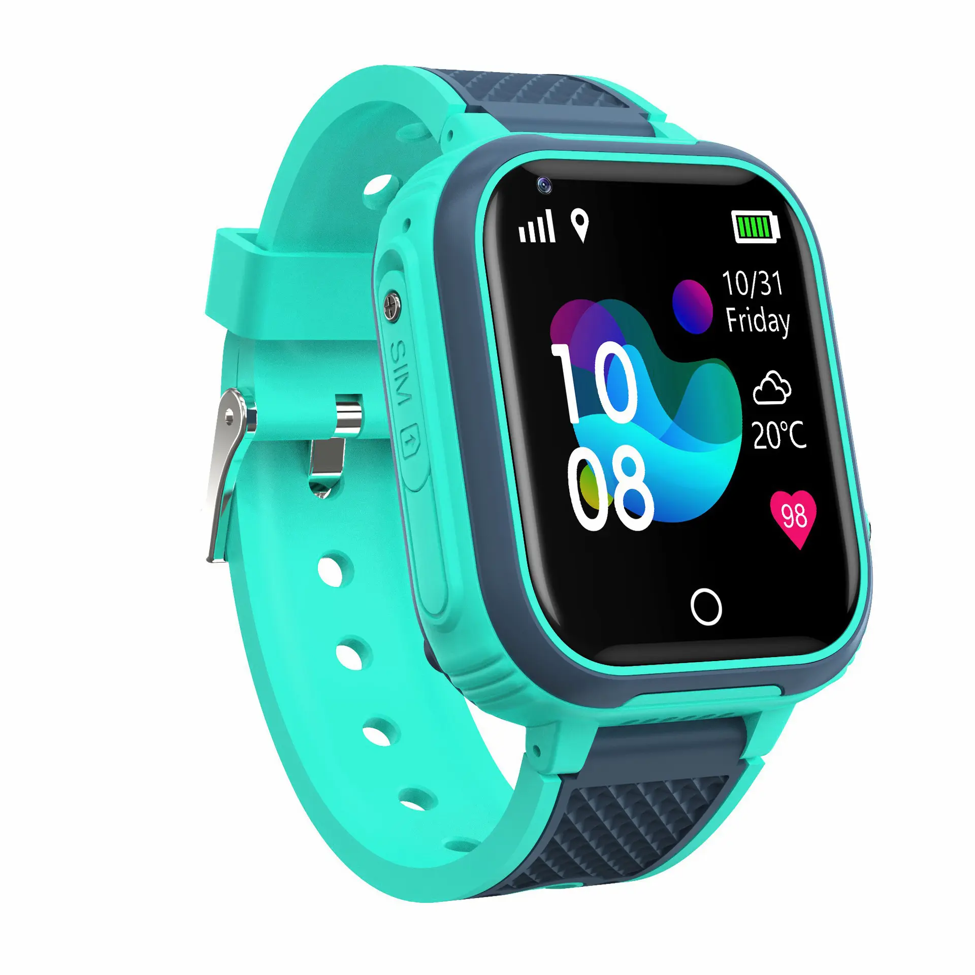 WiFi GPS LBS positioning children students smart watch 4G SIM card video call smartwatch 650mah 1.44" touch screen smartwatches