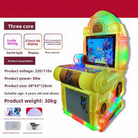 Équipement de divertissement d'arcade, jeu de pêche chanceuse pour aire de jeux pour enfants avec écran HD de 21 pouces et alimentation électrique