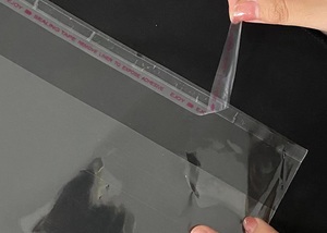 Sello autoadhesivo transparente con logotipo personalizado, embalaje de plástico OPP resellable, <span class=keywords><strong>bolsa</strong></span> de violonchelo <span class=keywords><strong>para</strong></span> <span class=keywords><strong>ropa</strong></span> interior, calcetines, embalaje de <span class=keywords><strong>ropa</strong></span> - Product Image 5