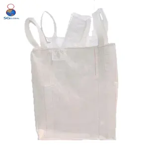 Polypropylen FIBC PP Big Bag GRS-zertifizierte Fabrik 2000KG Bulk Sack Innen ecke 1 Tonne Super Jumbo Sandsack PP Woven Jumbo Bag