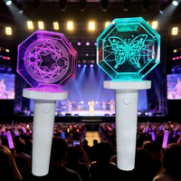Barra de Luz LED Octogonal Recargable por USB Tipo-C |   Concierto de Fanáticos del Japón |   Control Remoto de 2.4G |   15 Colores RGB OEM ODM