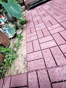 Dalles de terrasse en plastique pour l'extérieur, résistantes aux intempéries, dalles de terrasse emboîtables - Product Image 2