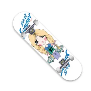 Skate de bordo personalizado de alta qualidade por atacado de madeira para comprar pro skate personalizado para esportes extremos