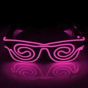 Hot Selling Neon Glowing LED Brille für Party Halloween Weihnachten Ostern Abschluss Ramadan Neujahr Thanksgiving Diwali - Product Image 3
