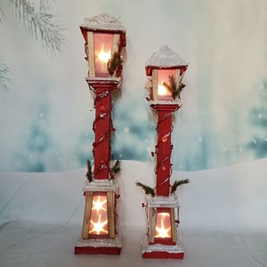 <span class=keywords><strong>Farola</strong></span> <span class=keywords><strong>de</strong></span> madera con luz LED <span class=keywords><strong>de</strong></span> Santa <span class=keywords><strong>Navidad</strong></span> para decoraciones navideñas, fábrica, venta al por mayor, farol <span class=keywords><strong>de</strong></span> poste <span class=keywords><strong>de</strong></span> lámpara navideña - Product Image 6