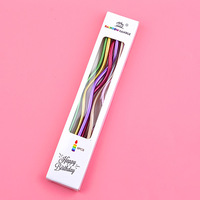 6pcs lange bunte kreative Geburtstags torte Kerze Party Kurve Faden Geburtstag Spiral Kerzen für Geburtstags feier Dekoration
