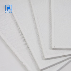 Carreaux <span class=keywords><strong>de</strong></span> plafond en plaques <span class=keywords><strong>de</strong></span> plâtre enduits <span class=keywords><strong>de</strong></span> vinyle laminé PVC 60x60 bon marché conçus pour les plaques <span class=keywords><strong>de</strong></span> plâtre - Product Image 5