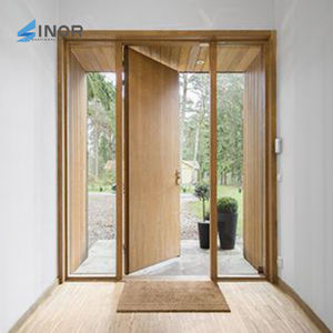 เดือยประตูห้องเข้าไม้ประตูทางเข้าภายนอกประตูหมุน - Product Image 4