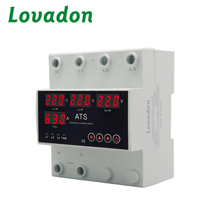3 P + N kỹ thuật số có thể điều chỉnh 100A tự động giai đoạn chuyển đổi chuyển đổi chuyển 3 giai đoạn ATS với hơn Điện áp bảo vệ hiện tại CB loại - Product Image 3