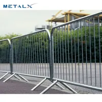Оптовая продажа, оцинкованный металлический пешеходный барьер для езды на велосипеде, концерте