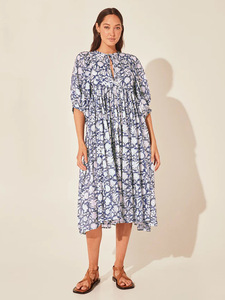 Kimono Boheme da Donna, Abito Lungo Stampato a Maniche Lunghe per Autunno, Vestito Casual Elegante Estivo - Product Image 3