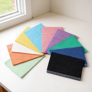 Draps de lit jetables imperméables en papier, couleur unie, 500 pièces par boîte, usage général - Product Image 1