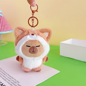 Búp bê sang trọng nhuyễn thể Dễ Thương 4 inch/14 cm-4 kiểu, thú nhồi bông mềm, loạt truyện cáo/khỉ/cá sấu - Product Image 5