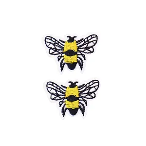 Embroidered Patches For Clothing New Design Pattern Custom 3D Bee