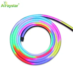 RGB Neon strip 8x16mm LED Neon Strip Kits APP control waterproof IP67 silicon LED neon flex light full color change