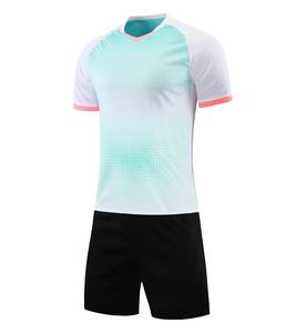 スピード卸売 新メッシュフットボールスーツ メンズジャージ 海外貿易 サッカー試合 練習用 ロゴ入り - Product Image 3