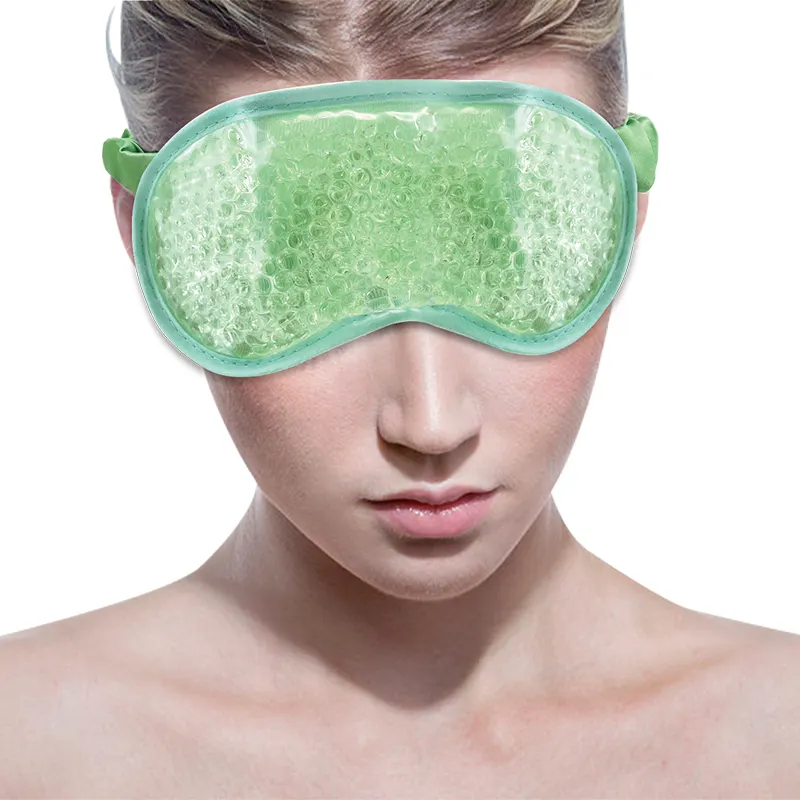 Women And Men Reusable Relief Eye Fatigue Gel Cooling Eye Mask Natural Gel Beads Eye Mask