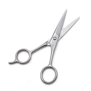 Beauty Scissors Stainless Steel Sharp Blade Straight Type Makeup Trim Hair Eyebrow Trimming Tool - Product Image 1