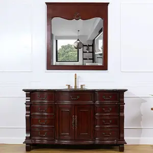 Factory Direct Good Price Bathroom Vanity Traditional Classical Furniture Bath Room Cabinet Vanity