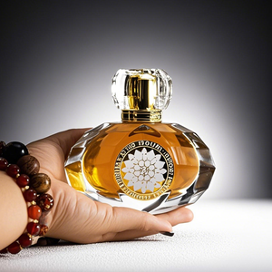 New Design Can Customized in Transparent Colors 30ml 50ml 100ml Spray Irregular Perfume <b>Bottle</b> with <b>Box</b> Packaging - Product Image 2