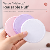 1PC Miroir Compact Portable avec Peigne Pliable Rond en Plastique pour Maquillage de Voyage pour Femmes, Étudiantes, Usage Quotidien et Domestique
