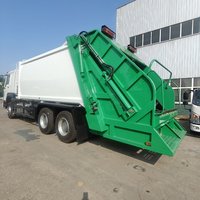 Camion à ordures compacteur à chargement arrière HAO-WO 6X4, 16 m³, camion de collecte et de compression des déchets