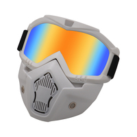 Nouvelles Lunettes de Motocross Style Vintage, Masque Crâne, Équipement de Chevalier, Lunettes Anti-Vent pour Moto