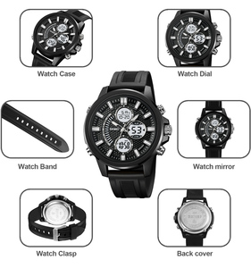 Reloj de Cuarzo para Hombre, Nuevo Modelo 2024, Caja de Aleación de 46.3mm*50mm, Correa de Repuesto, Resistente al Agua 3BAR, Cronógrafo, Alarma, Fecha, Semana, <span class=keywords><strong>Cuenta</strong></span> Regresiva - Product Image 5