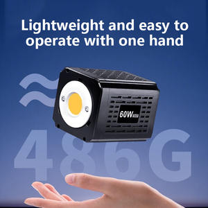 Lumière de remplissage YM-S60 60W COB charge lumière caméra extérieure tir beauté diffusion en direct projecteur de photographie portable - Product Image 5