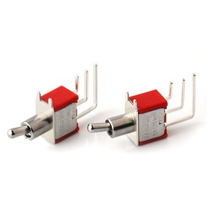 5A125V Dpdt Chuyển Đổi Công Tắc <span class=keywords><strong>Mini</strong></span> ON-ON 2 Vị Trí <span class=keywords><strong>3</strong></span> Pin Red MTS-102-C4 2A250V Brass Chuyển Đổi Chuyển - Product Image 3