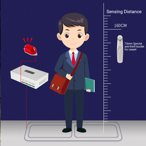Bảo đảm 58kHz Thiết bị báo động chống trộm EAS AM hệ thống cổng an ninh cho bán lẻ hàng may mặc trong trung tâm mua sắm - Product Image 1