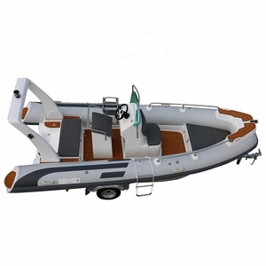 CE 17ft 5.2m الرياضة الضلع قارب زورق الصيد هيبالون نفخ التجديف قوارب مع محرك خارجي - Product Image 3