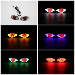 Mini projecteur de lentille, feux de décoration de voiture, clignotants, feux arrière, yeux de démon dynamiques, feux de décoration automobile - Product Image 2