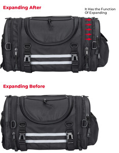 Muestra Gratuita, Bolsa Impermeable para Colgar en Bicicleta o Motocicleta, de Gran Capacidad (40L), para Viajes, Almacenamiento en Seco, Bolsa Trasera para Ciclismo - Product Image 5