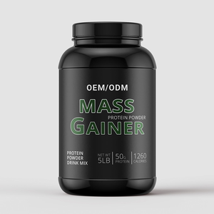 Poudre hyperprotéinée pour la prise de masse musculaire avec complexe <span class=keywords><strong>BCAA</strong></span> et créatine, concentré de protéines de lactosérum, fabrication OEM ODM sur mesure - Product Image 1