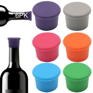 FDA Food Grade Multicolor Silicone <b>Wine</b> Bottle Preservation Cap Red <b>Wine</b> <b>Stopper</b> - Product Image 1