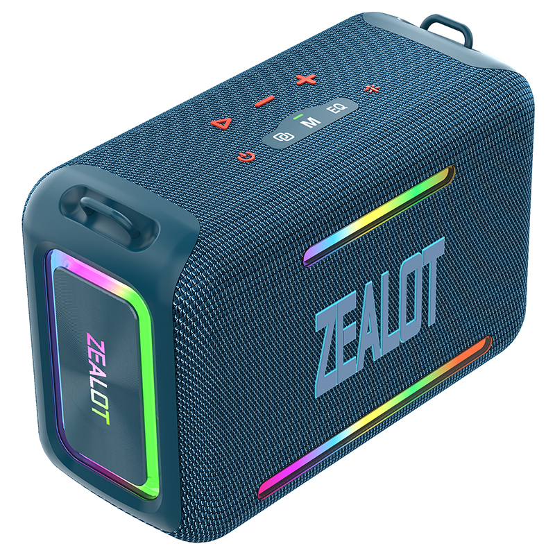 Hot Zealot S95 120W High-Power Wireless Speaker with RGB Lighting Party Audio Device Outdoor Waterproof & Portable Speaker TWS