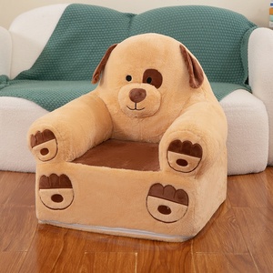 Nouveau-né chaise assis siège enfants universel canapé lapin fourrure dessin animé pli enfants canapé en peluche mignon Animal en forme de peluche - Product Image 3