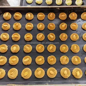 Máquina automática para fazer biscoitos pequenos, fabricante de fio cortado, máquina multiponto para depositar manteiga e biscoitos