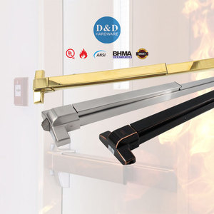Ul lửa đánh giá 3 giờ thép không gỉ đẩy thanh rim thoát thiết bị kim loại cửa duy nhất hoảng loạn khóa cửa phần cứng - Product Image 1